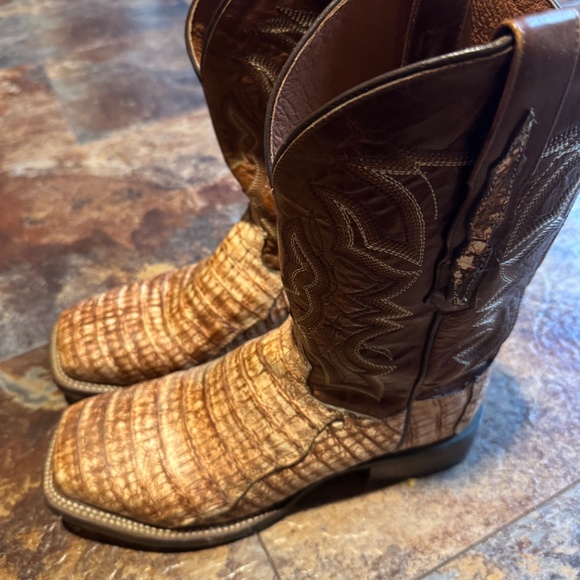 Size 9.5 men’s DAN POST MEN'S KINGSLY CAIMAN WESTERN BOOTS - Picture 2 of 3